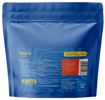 Coffee Plant KYOTO - Ruanda Gicumbi plaunamas filtras 250g