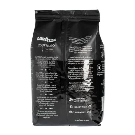 Lavazza Caffe Espresso Coffee Beans, 100% Arabica, 1000 g