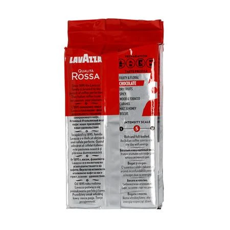 Kava LAVAZZA Qualita Rossa, malta, 250 g