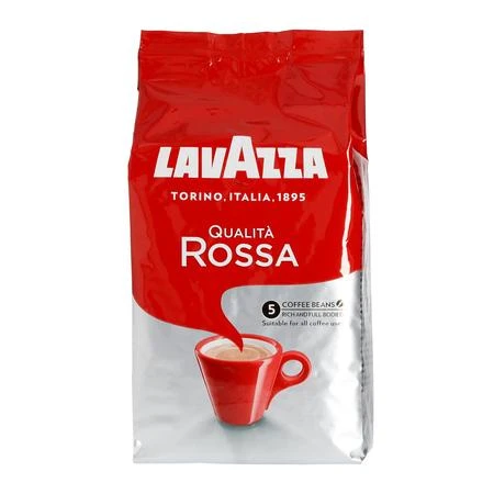 Lavazza | Qualita Rossa | Coffee Beans | Brasilian arabica 40%, African robusta 60% | 1000 g