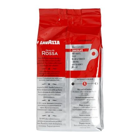 Lavazza | Qualita Rossa | Coffee Beans | Brasilian arabica 40%, African robusta 60% | 1000 g