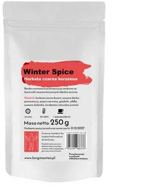 Long Man Tea 250g žiemos prieskonių arbatos pakuotė