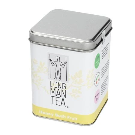 Long Man Tea medaus krūmo vaisių arbata metalinėje pakuotėje