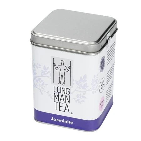 Long Man Tea Jasminite kvadratinė metalinė dėžutė