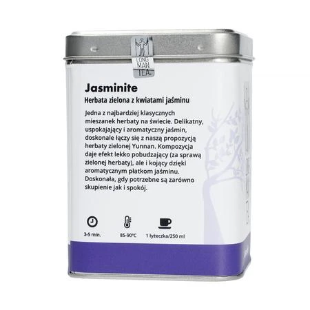Long Man Tea Jasminite arbatos skardinė su instrukcija