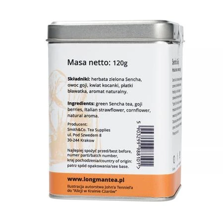 Long Man Tea Long Man arbata - Sencha Goji - Biri arbata - 120g Caddy
