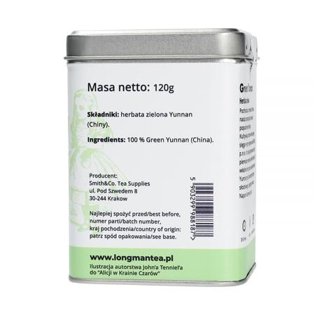 Long Man Tea Long Man arbata - Žalias Yunnan - Biri arbata - 120g Caddy