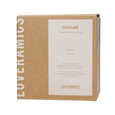 Dvigubos sienelės puodelis „Loveramics Nomad Berry“, 250 ml