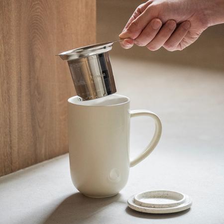 Loveramics Pro arbata - 450 ml Puodelis su Infuser - rusvai gelsvas
