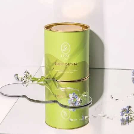 Lune Tea Body Detox arbata žalioje skardinėje