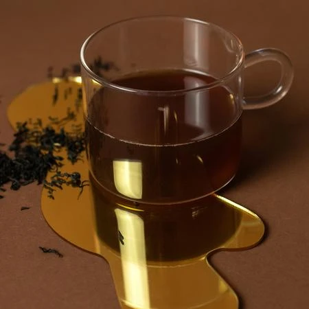 Lune Tea angliški pusryčiai skaidriame puodelyje