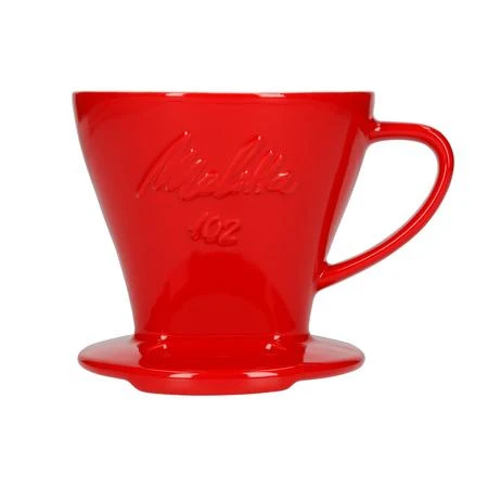 Melitta porcelianinis kavos lašintuvas 102 - Raudonas