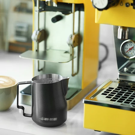 MHW-3BOMBER - Milk frothing pitcher Turbo stainless steel matte juodas 450 ml