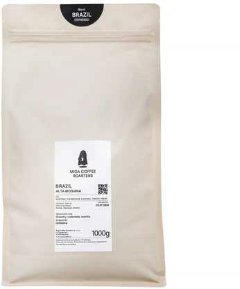 Kavos pupelės Miga Coffee Kavos pupelės Brazilijos espresas 250g