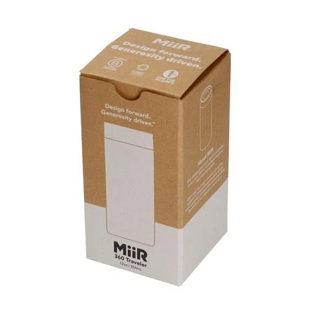 MiiR 360 Traveler Baltas - Termo puodelis 350ml