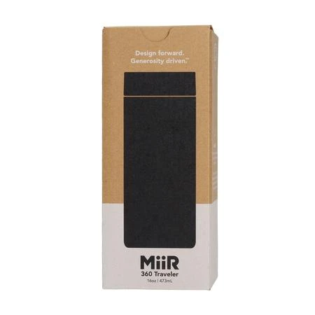 MiiR - 360 Traveler Juodas - Termo puodelis 470ml