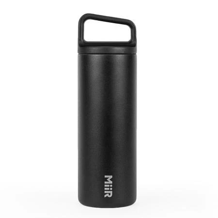 MiiR MiiR - Plačiasnukis buteliukas Juoda - Thermal Buteliukas 470 ml