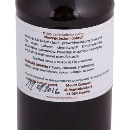 „Mount Caramel“ šokolado sirupas, 200 ml