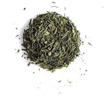 Moya Matcha Bancha arbata – žalių lapelių tekstūra