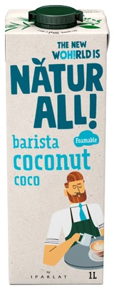 Alpro „Natur All“ – augalinis gėrimas su kokosais „Barista“, 1 l