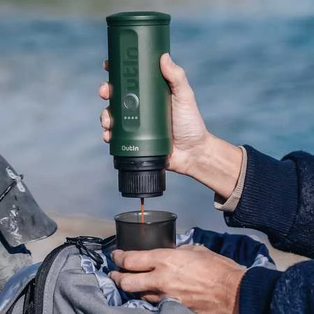 Outin Nano 7500mAh nešiojamasis kavos virimo aparatas - žalias