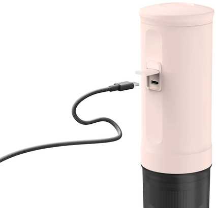 Outin Nano 7500 mAh nešiojamasis kavos virimo aparatas (rožinis) – BCRF ribotas leidimas