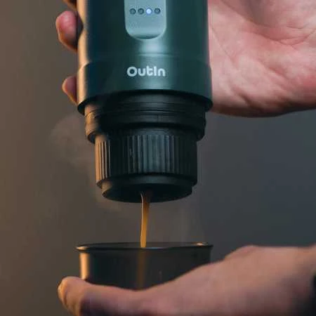 Outin Nano 7500 mAh nešiojamasis kavos virimo aparatas (turkis)