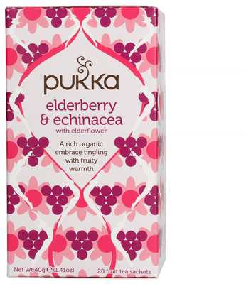 Pukka – šeivamedžio ir ežiuolės BIO – 20 arbatos pakelių
