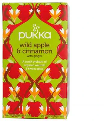 Pukka Wild Apple & Cinnamon arbatos pakelis