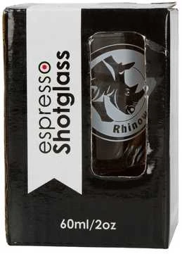 Rhinowares Rhino Coffee Gear - pamušalu dengta stiklinė 60 ml