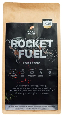 Hard Beans Coffee „Rocket Bean“ – „Rocket Fuel“ espreso kava, 500g