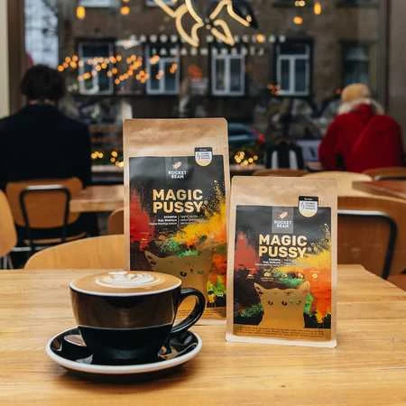 Rocket Bean Rukolų pupelės - Magic Pussy Ethiopia Guji Shakisso natūrali espreso kava 1kg