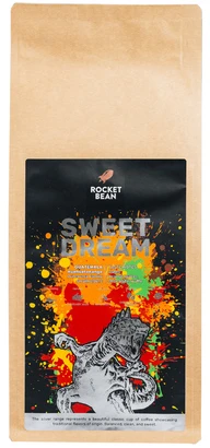 Rocket Bean Rukolų pupelės - Gvatemalos Huehuetango saldaus sapno plauta espreso kava 1kg