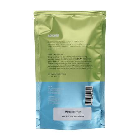 Teministeriet - Moomin Žalias Tea Raspberry - Biri arbata 100g - Užpildas