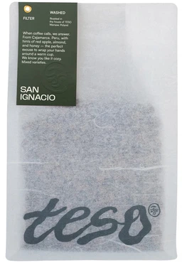 Teso - Peru San Ignacio plaunamas filtras 250 g