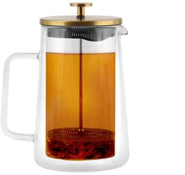 Vialli Design Diva French Press su auksiniu dangteliu
