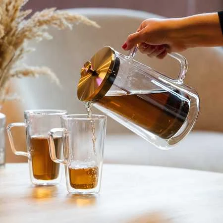 Vialli Design - Diva French Press Gold Matt 1l