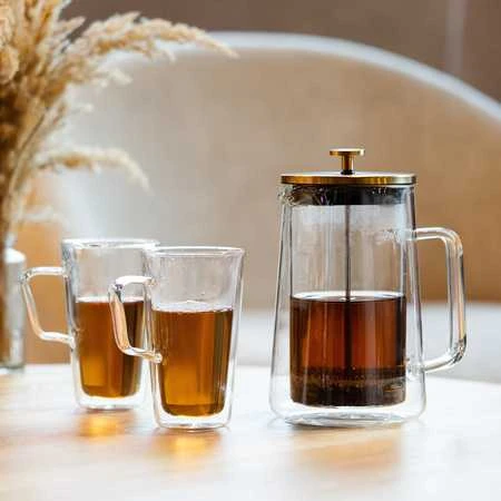 Vialli Design - Diva French Press Gold Matt 1l