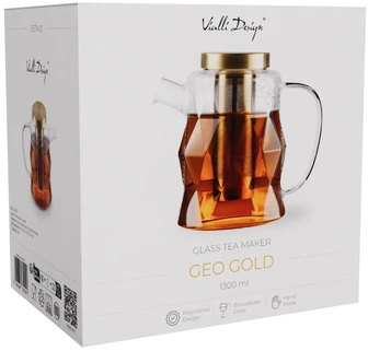 Vialli Design Virdulys 1300 ml Geo Gold 32156