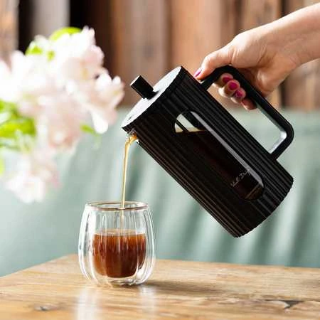 „Vialli Design“ – „Livio“ prancūziška preso kava, juoda, 1 l