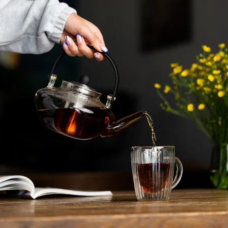Vialli Design do herbaty 800ml Eva sidabrinė (1630)