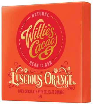 Oranžinis Willie's Cacao - Luscious Oranžinis 50g