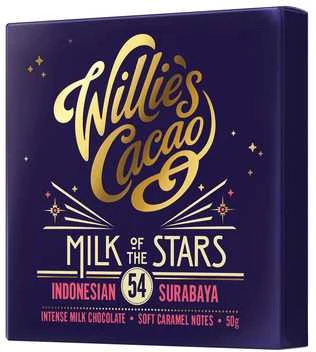 Willie's Cacao - Žvaigždžių pienas Indonezijos surabaja 50g