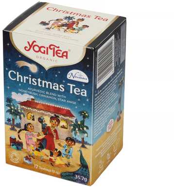 Ekologiška ajurvedinė kalėdinė žolelių ir prieskonių arbata "Christmas" YOGI TEA, 35,7 g