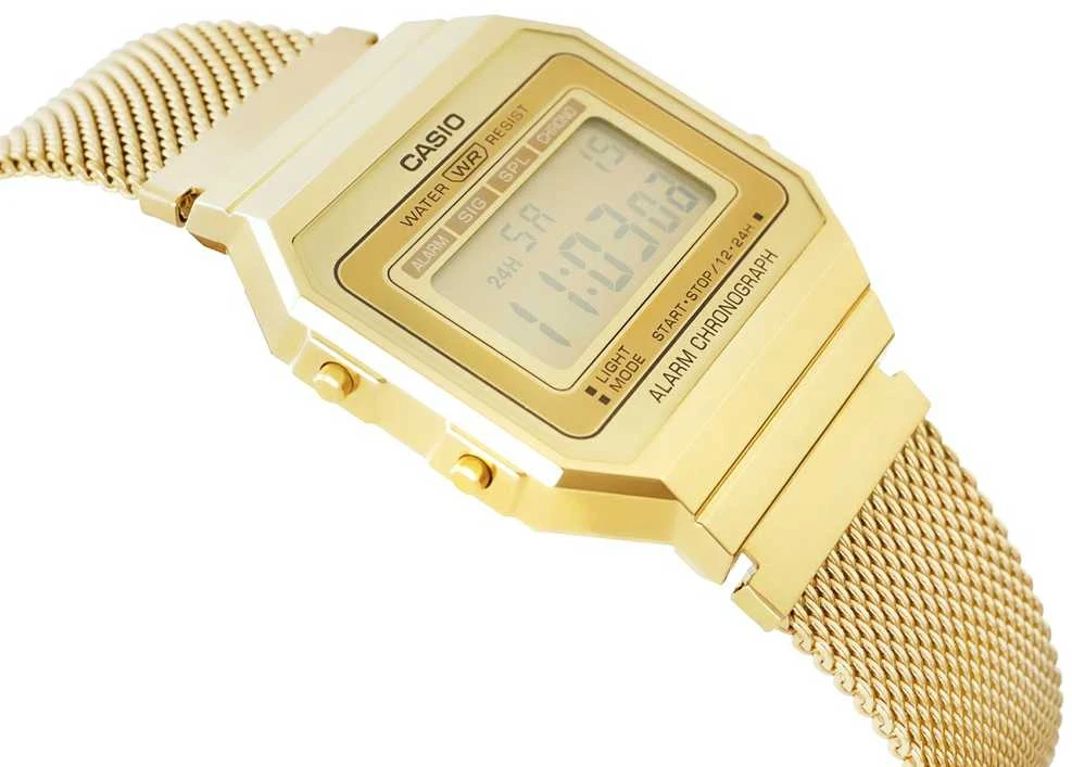 Unisex Casio Retro Vintage laikrodis A700WMG-9A + DĖŽUTĖ