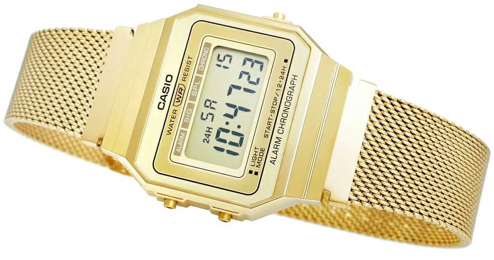 Unisex Casio Retro Vintage laikrodis A700WMG-9A + DĖŽUTĖ