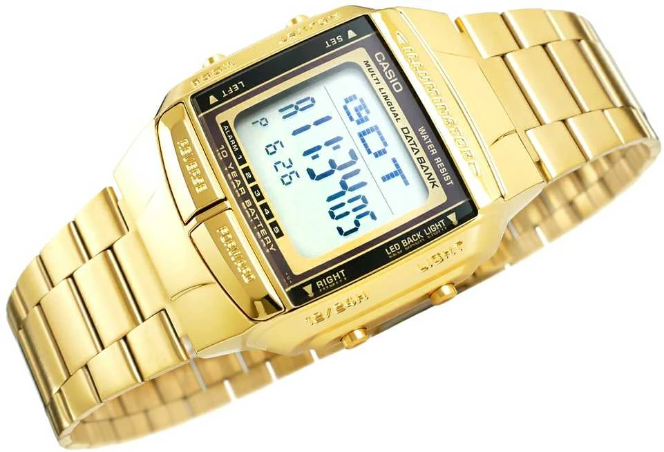 CASIO DATABANK MEN'S WATCH DB-360G-9ADF (zd161b) + BOX