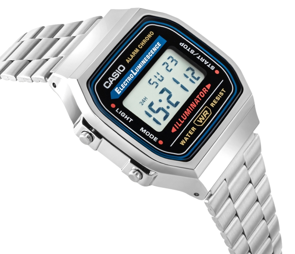 Vyriškas laikrodis CASIO Vintage A168WA-1YES aprašymas - Prekės nuotrauka