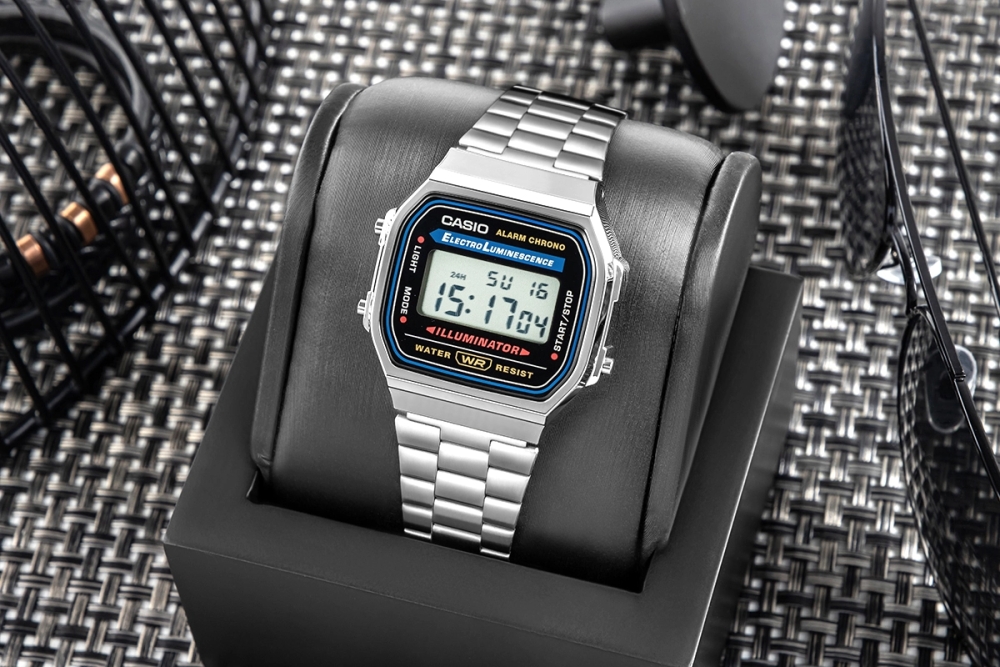 Vyriškas laikrodis CASIO Vintage A168WA-1YES aprašymas - Prekės nuotrauka