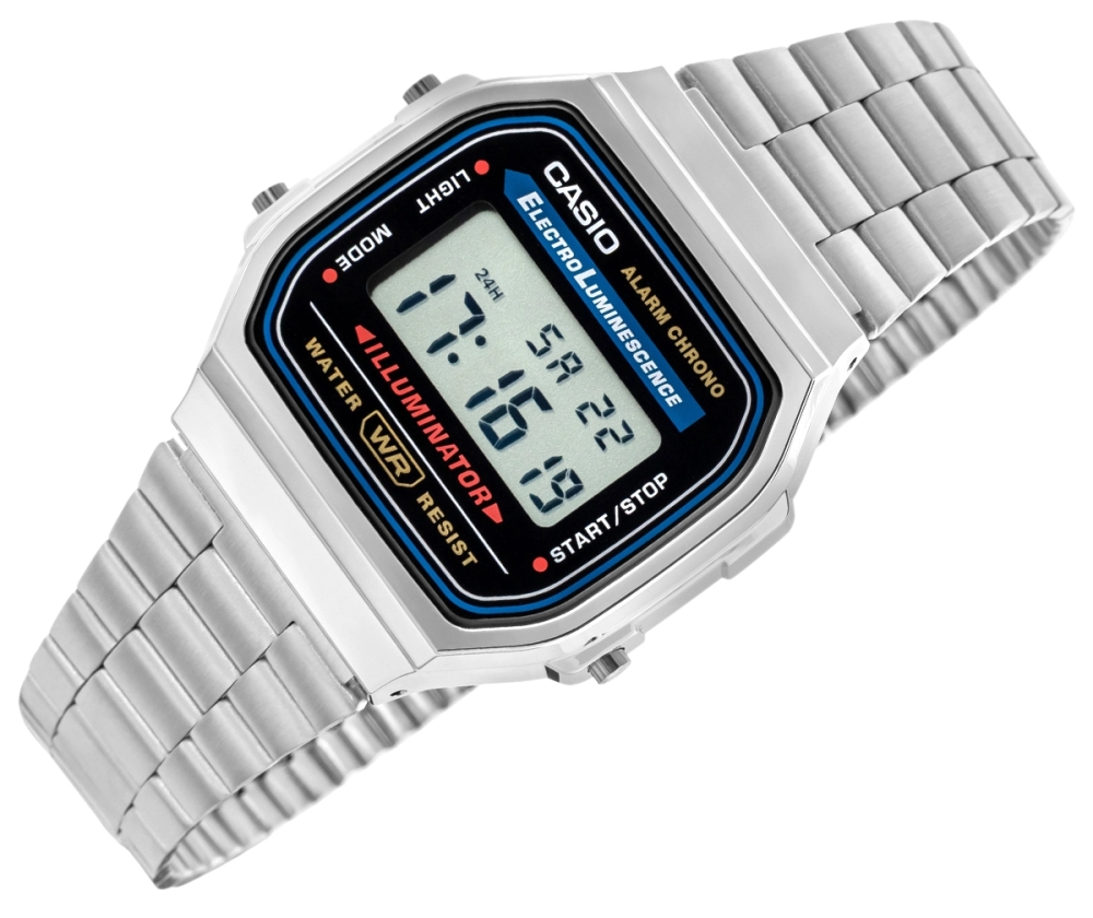Vyriškas laikrodis CASIO Vintage A168WA-1YES aprašymas - Prekės nuotrauka
